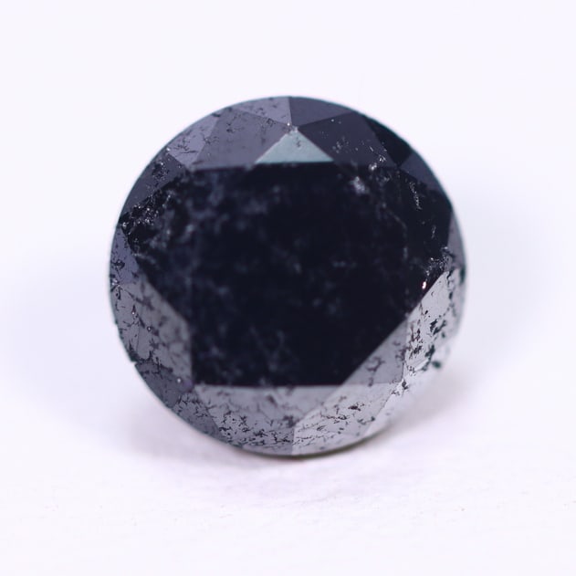 1.55ct Black Diamond 6.70mm - Natural Diamond, Loose Diamond, 1178DD: Ksmith Heritage Auctioneers Subject: Natural Diamond Origin: Africa Treatment: Heated