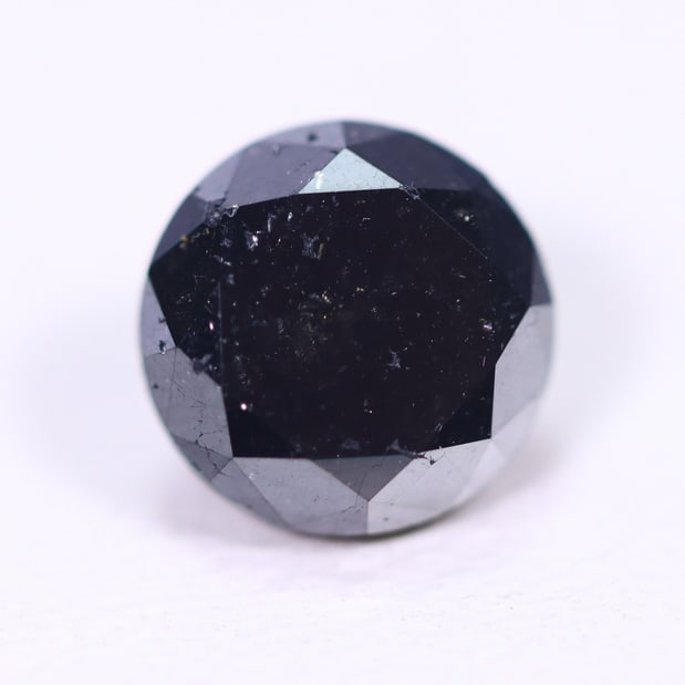 1.34ct Black Diamond 6.50mm - Natural Diamond, Loose Diamond, 624DD: Ksmith Heritage Auctioneers Subject: Natural Diamond Origin: Africa Treatment: Heated