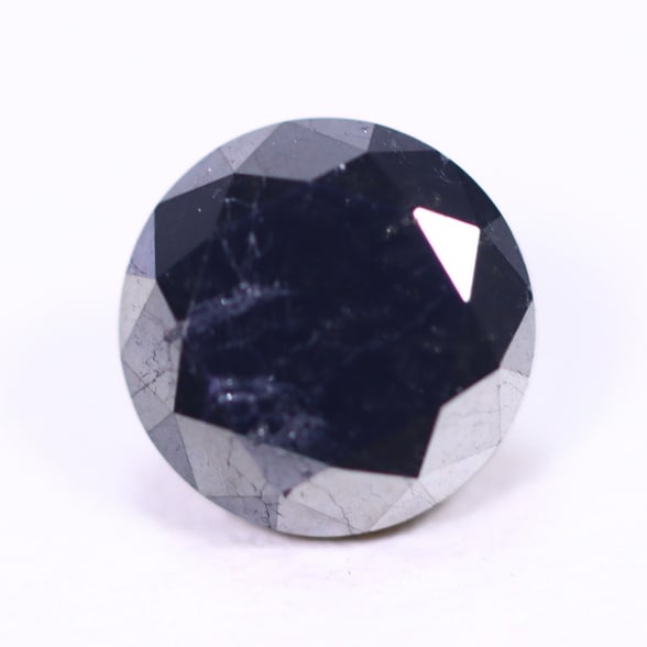 1.34ct Black Diamond 6.40mm - Natural Diamond, Loose Diamond, 1071DD: Ksmith Heritage Auctioneers Subject: Natural Diamond Origin: Africa Treatment: Heated