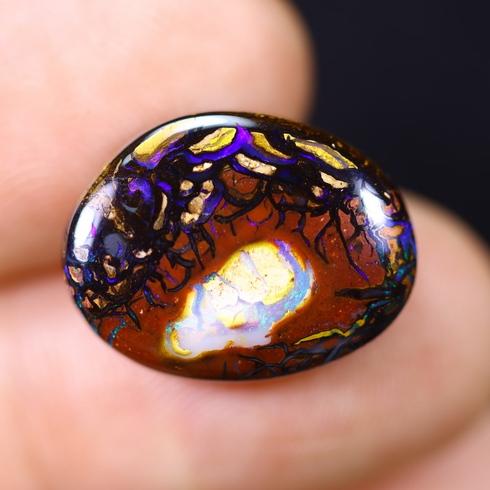*7.43Ct Boulder Opal - Australian Opal , 21E (1 of 5)