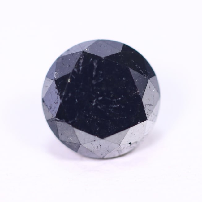 1.40ct Black Diamond 6.50mm - Natural Diamond, Loose Diamond, 940DD: Ksmith Heritage Auctioneers Subject: Natural Diamond Origin: Africa Treatment: Heated