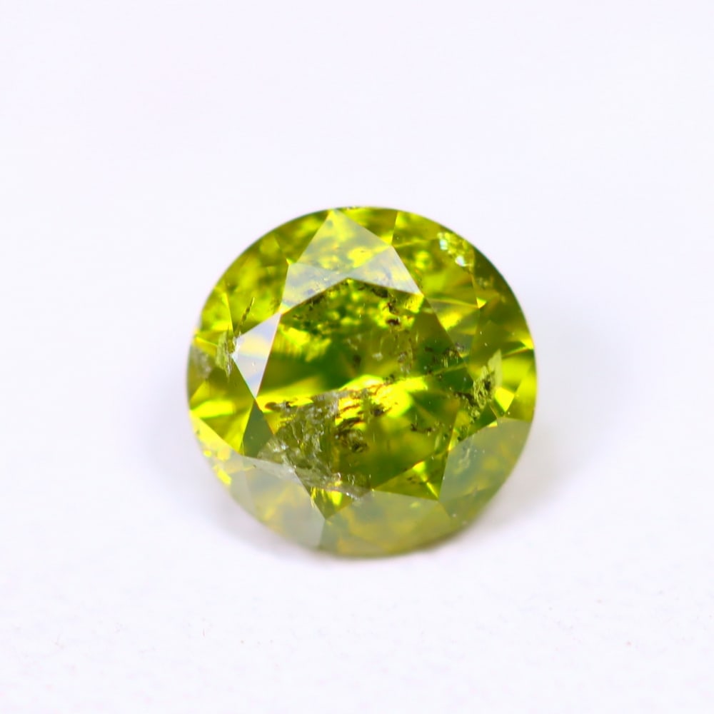 0.37ct Yellow Diamond 4.4mm - Natural Diamond, Loose Diamond, 436D: Ksmith Heritage Auctioneers Subject: Natural Diamond Origin: Africa Treatment: HPHT