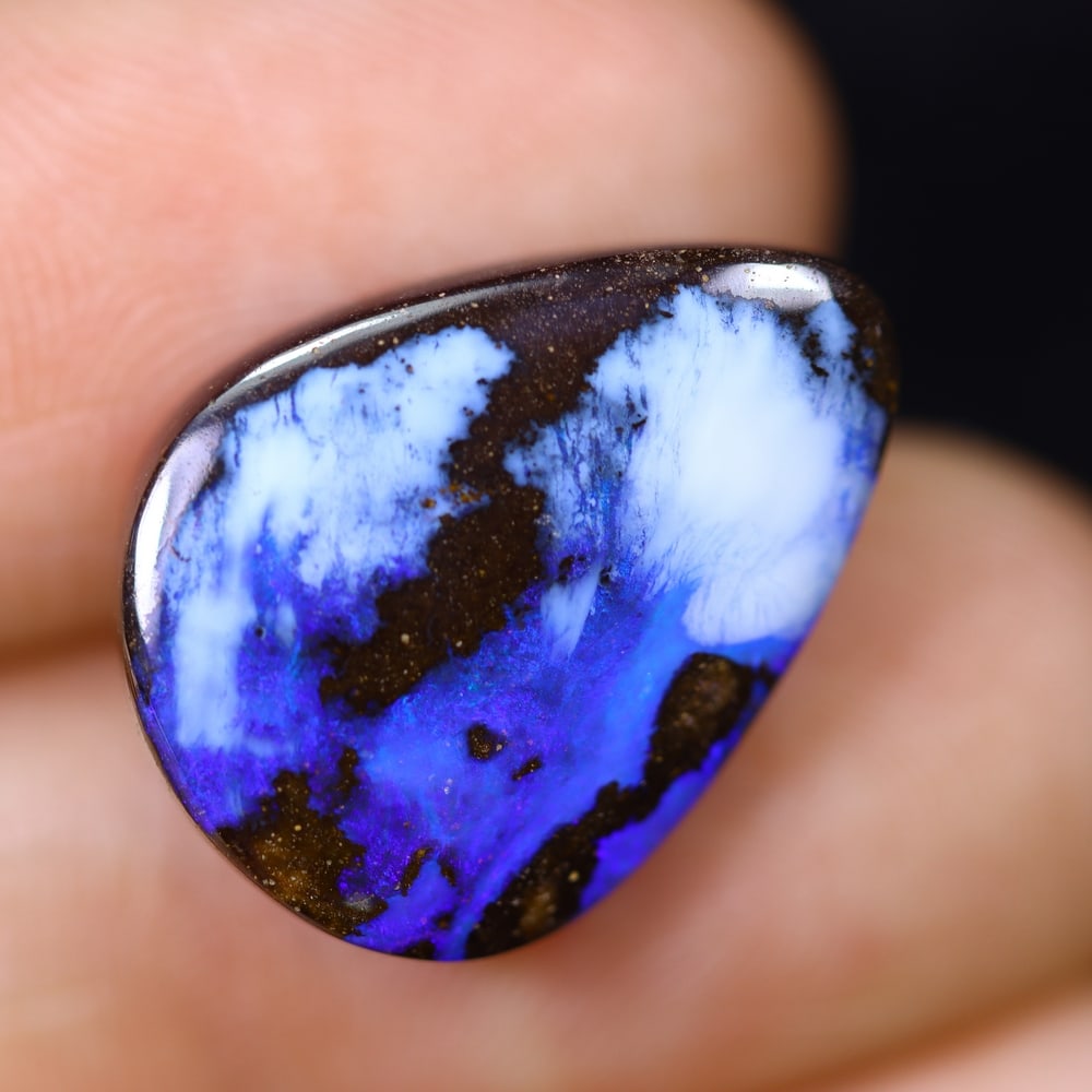 14.18Ct Blue Boulder Opal - Australian Opal , 76E - 2