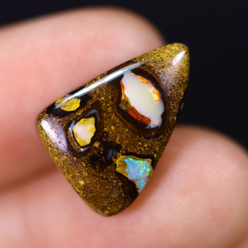 6.76Ct Boulder Opal - Australian Opal , 100E (1 of 3)