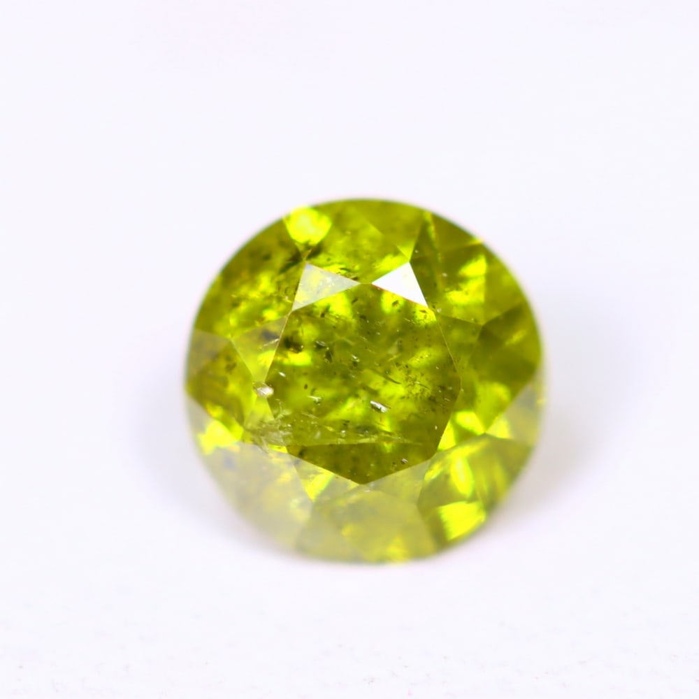 0.43ct Yellow Diamond 4.7mm - Natural Diamond, Loose Diamond, 1013D: Ksmith Heritage Auctioneers Subject: Natural Diamond Origin: Africa Treatment: HPHT