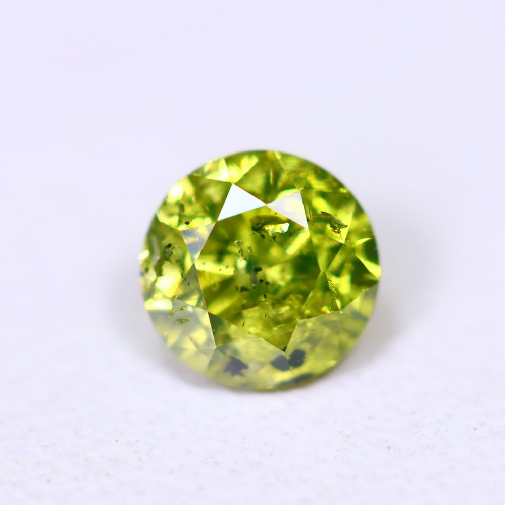 0.34ct Yellow Diamond 4.3mm - Natural Diamond, Loose Diamond, 1158D: Ksmith Heritage Auctioneers Subject: Natural Diamond Origin: Africa Treatment: HPHT