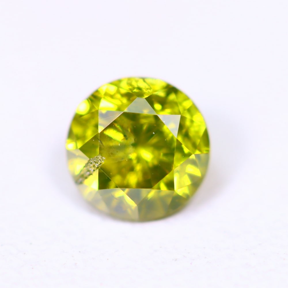 0.40ct Yellow Diamond 4.6mm - Natural Diamond, Loose Diamond, 1027D: Ksmith Heritage Auctioneers Subject: Natural Diamond Origin: Africa Treatment: HPHT