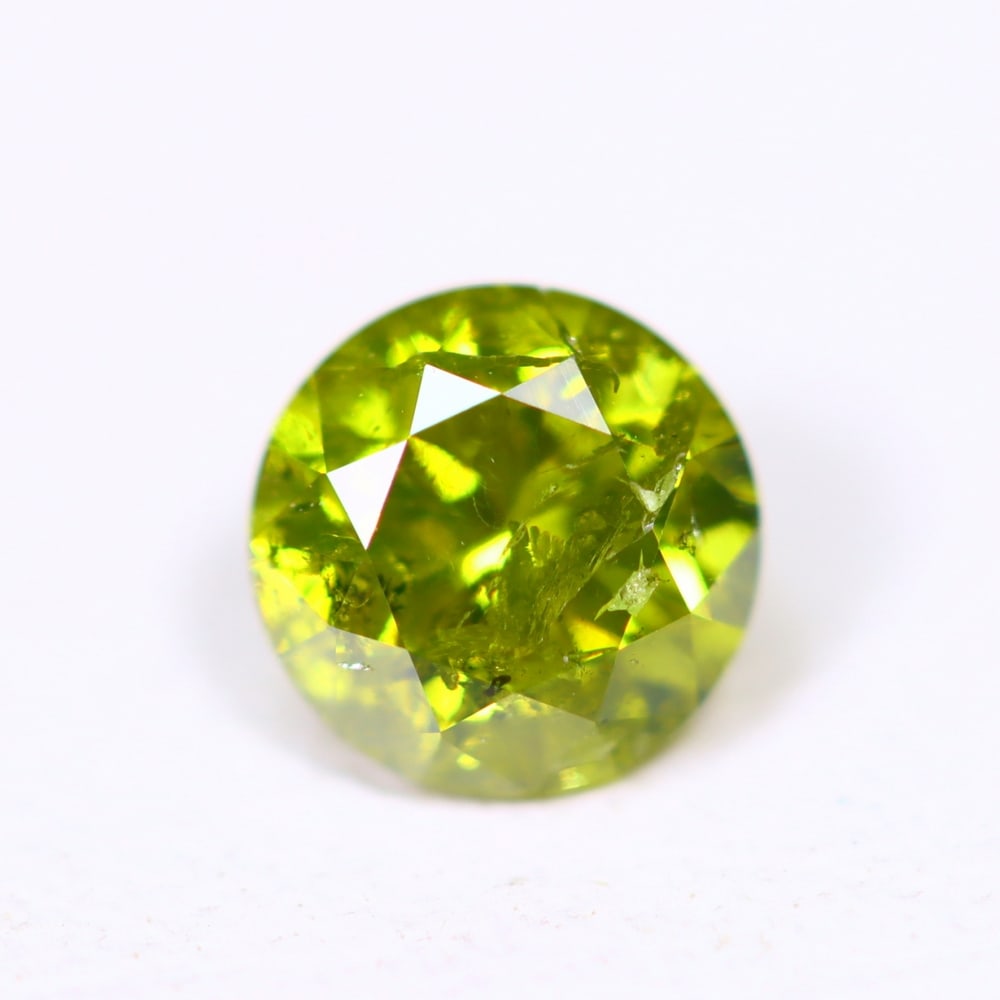 0.41ct Yellow Diamond 4.6mm - Natural Diamond, Loose Diamond, 980D: Ksmith Heritage Auctioneers Subject: Natural Diamond Origin: Africa Treatment: HPHT