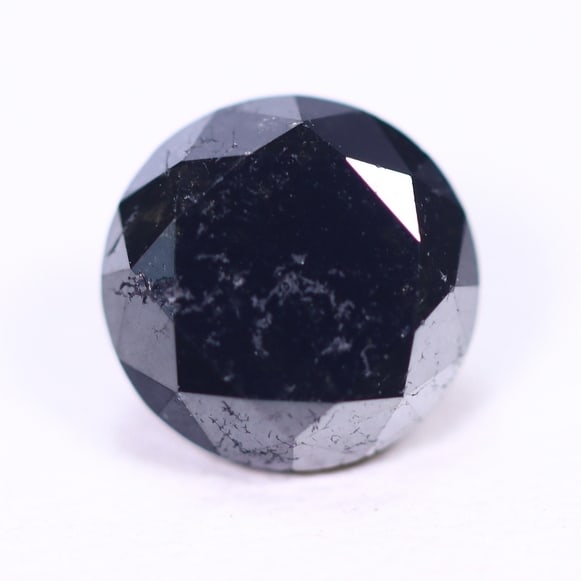 1.27ct Black Diamond 6.40mm - Natural Diamond, Loose Diamond, 883DD: Ksmith Heritage Auctioneers Subject: Natural Diamond Origin: Africa Treatment: Heated