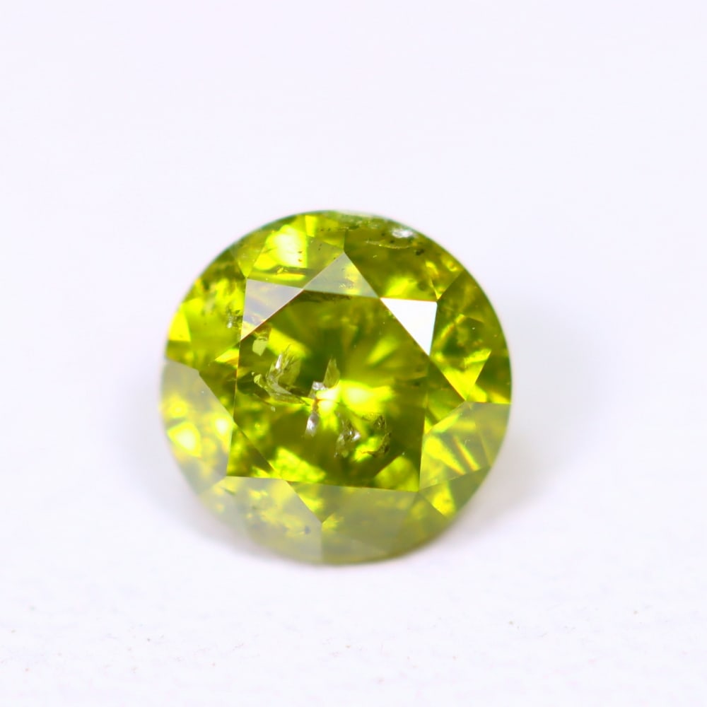 0.38ct Yellow Diamond 4.5mm - Natural Diamond, Loose Diamond, 712D: Ksmith Heritage Auctioneers Subject: Natural Diamond Origin: Africa Treatment: HPHT