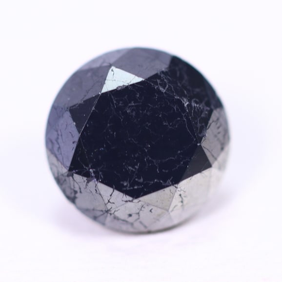 1.30ct Black Diamond 6.50mm - Natural Diamond, Loose Diamond, 1153DD: Ksmith Heritage Auctioneers Subject: Natural Diamond Origin: Africa Treatment: Heated