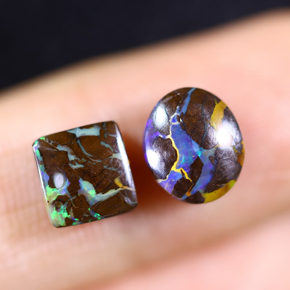 *4.00Ct Boulder Opal Set - Australian Opal , 863E (1 of 5)