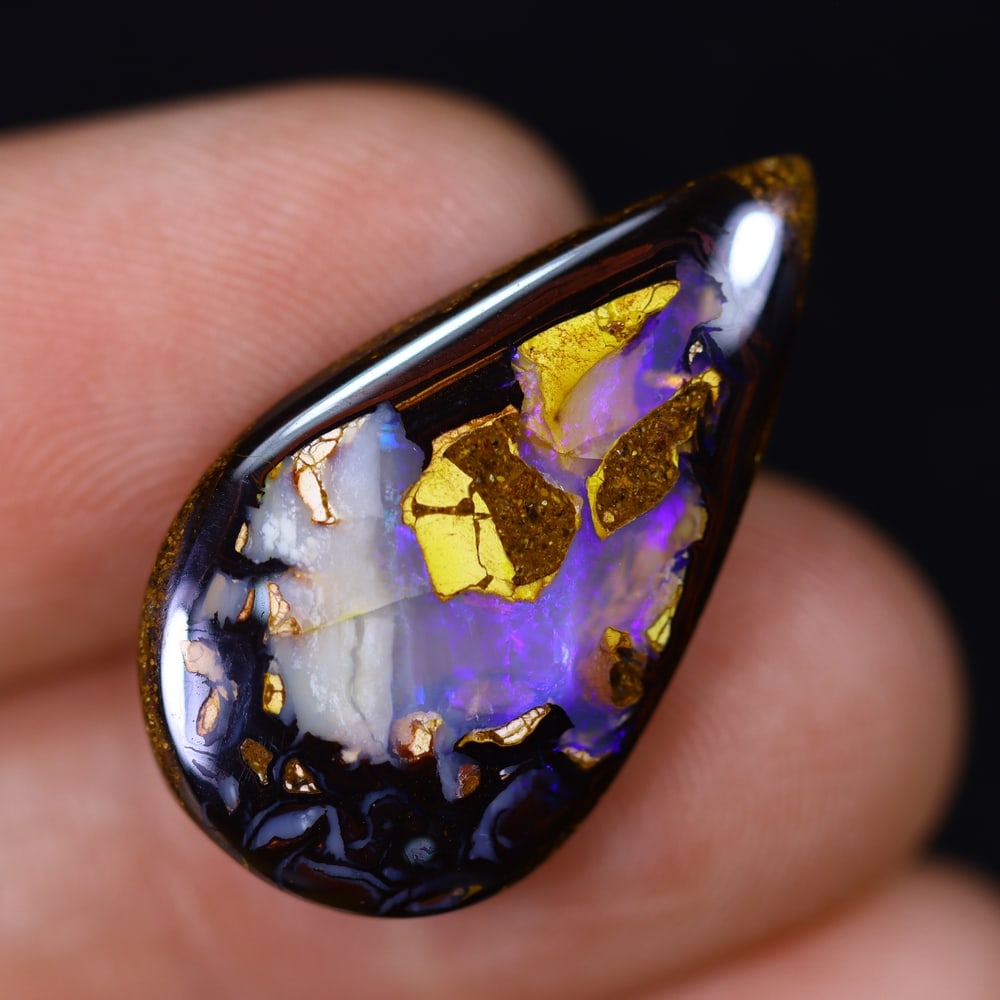 11.02Ct Boulder Opal - Australian Opal , 876E (1 of 5)