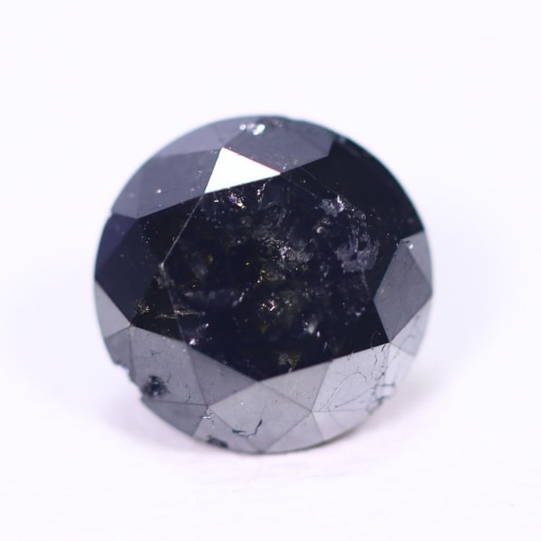 1.12ct Black Diamond 6.40mm - Natural Diamond, Loose Diamond, 977DD: Ksmith Heritage Auctioneers Subject: Natural Diamond Origin: Africa Treatment: Heated