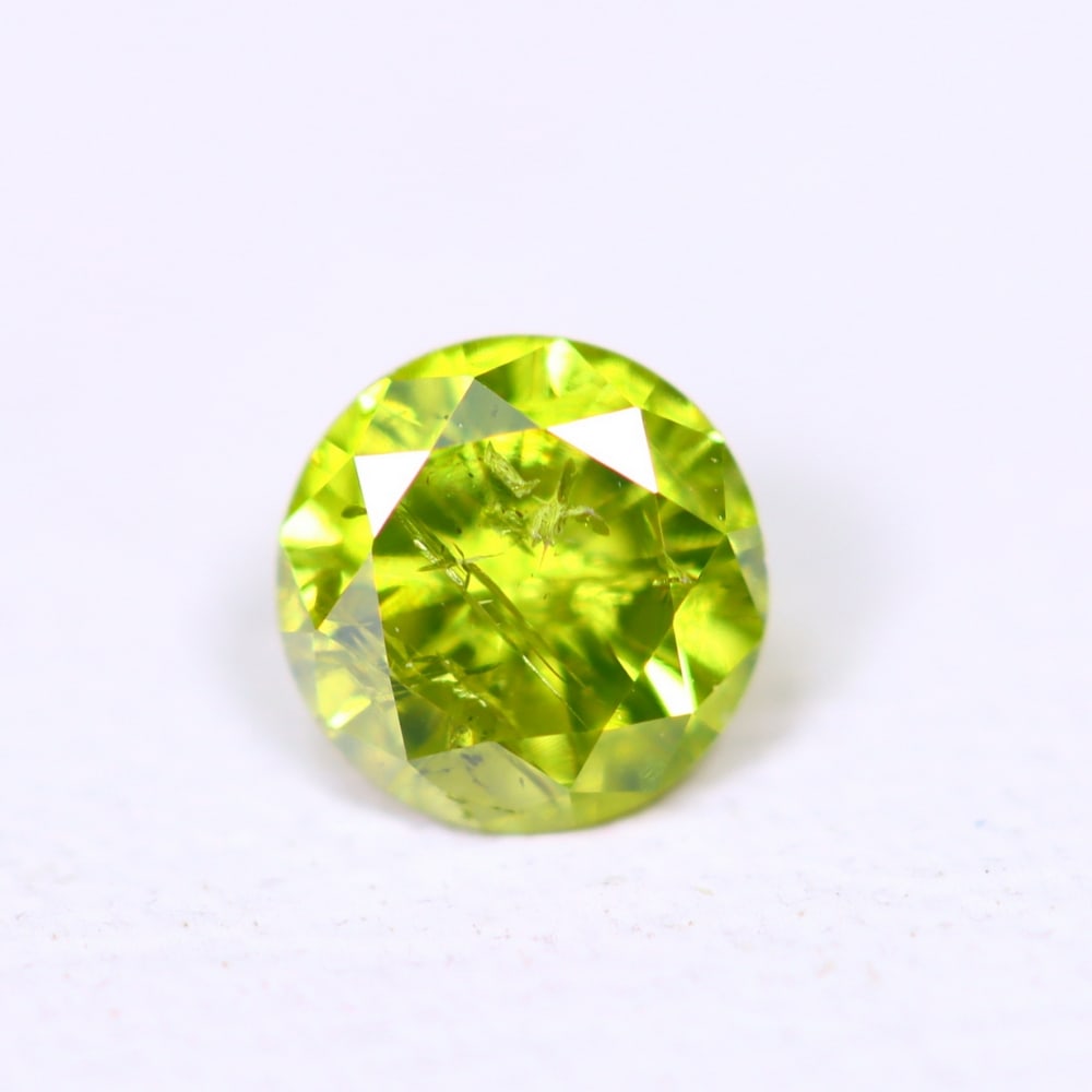 0.25ct Yellow Diamond 4.1mm - Natural Diamond, Loose Diamond, 696D: Ksmith Heritage Auctioneers Subject: Natural Diamond Origin: Africa Treatment: HPHT