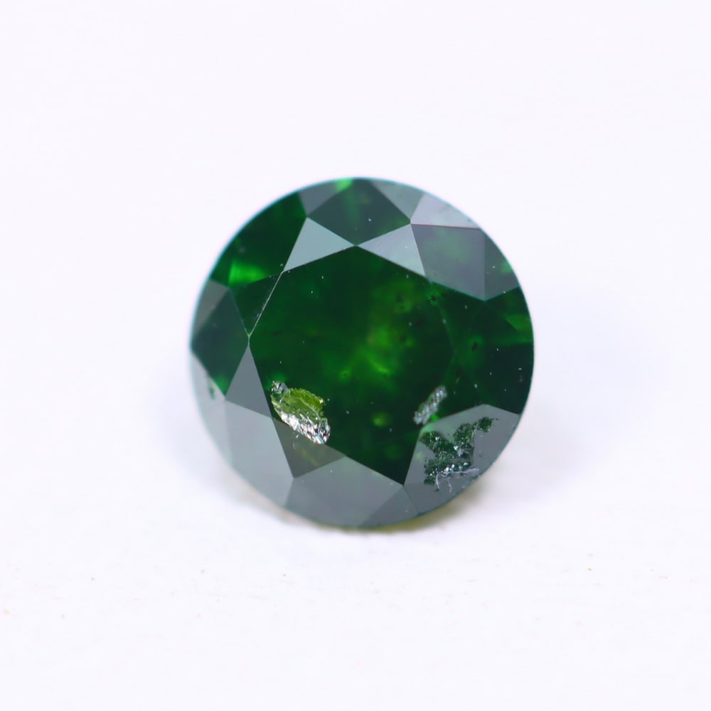 0.33ct Green Diamond 4.4mm - Natural Diamond, Loose Diamond, 475D: Ksmith Heritage Auctioneers Subject: Natural Diamond Origin: Africa Treatment: HPHT