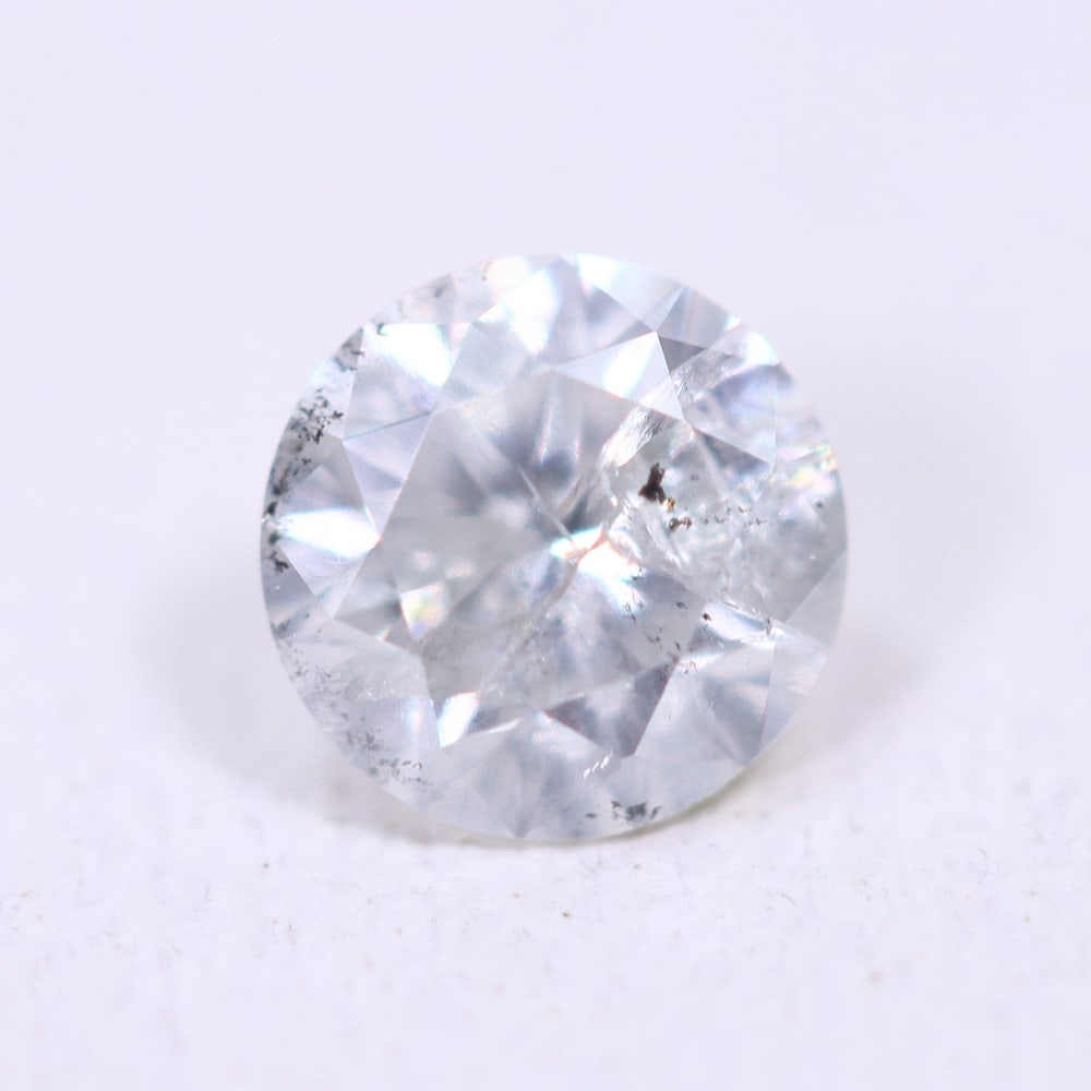 0.22ct White Round Diamond 3.7mm - Natural Diamond, Loose Diamond, 649DD (1 of 2)
