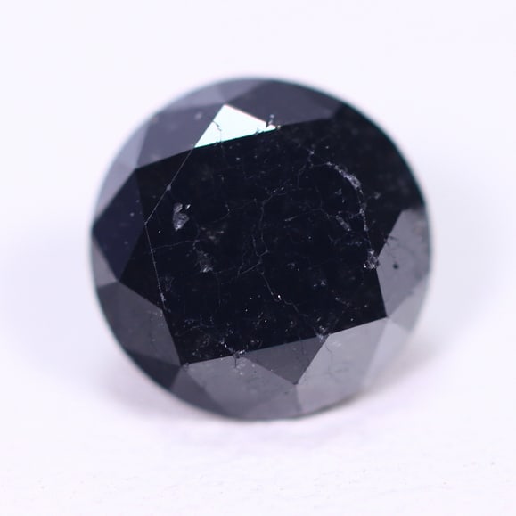 1.25ct Black Diamond 6.60mm - Natural Diamond, Loose Diamond, 1142DD: Ksmith Heritage Auctioneers Subject: Natural Diamond Origin: Africa Treatment: Heated