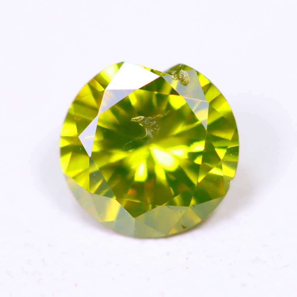 0.32ct Yellow Diamond 4.5mm - Natural Diamond, Loose Diamond, 415D: Ksmith Heritage Auctioneers Subject: Natural Diamond Origin: Africa Treatment: HPHT
