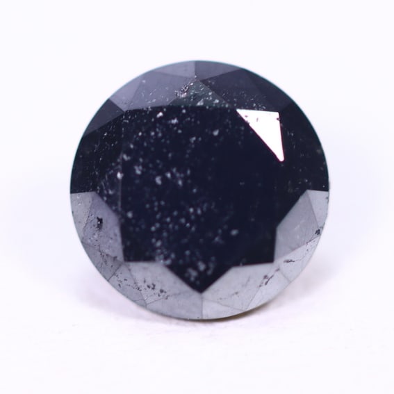 1.05ct Black Diamond 6.40mm - Natural Diamond, Loose Diamond, 989DD: Ksmith Heritage Auctioneers Subject: Natural Diamond Origin: Africa Treatment: Heated