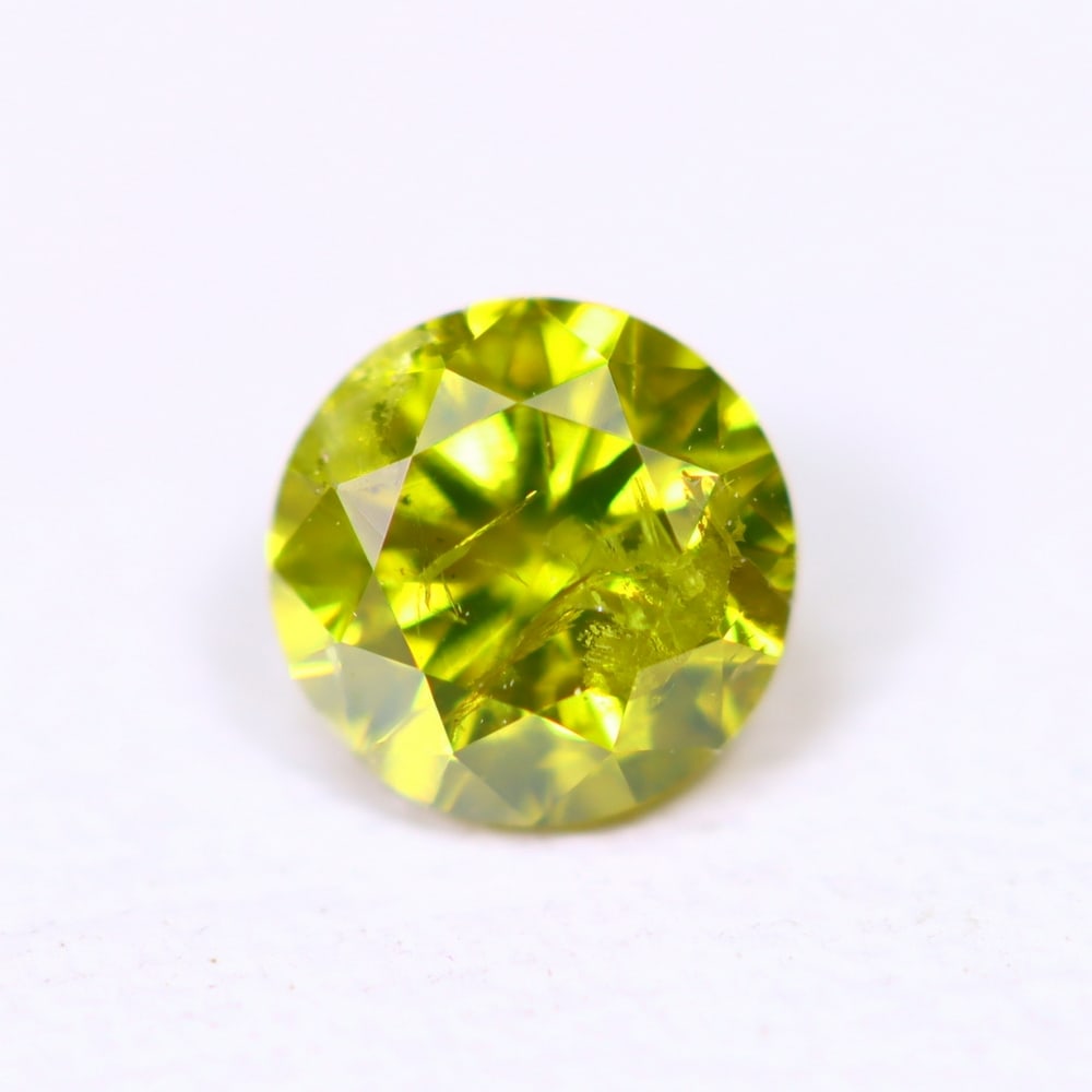 0.37ct Yellow Diamond 4.4 mm - Natural Diamond, Loose Diamond, 612D: Ksmith Heritage Auctioneers Subject: Natural Diamond Origin: Africa Treatment: HPHT