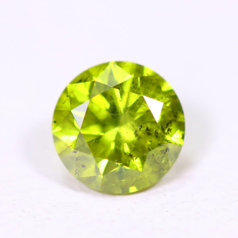 0.35ct Yellow Round Diamond 4.4mm - Natural Diamond, Loose Diamond, 155DD: Ksmith Heritage Auctioneers Subject: Natural Diamond Origin: Africa Treatment: HPHT