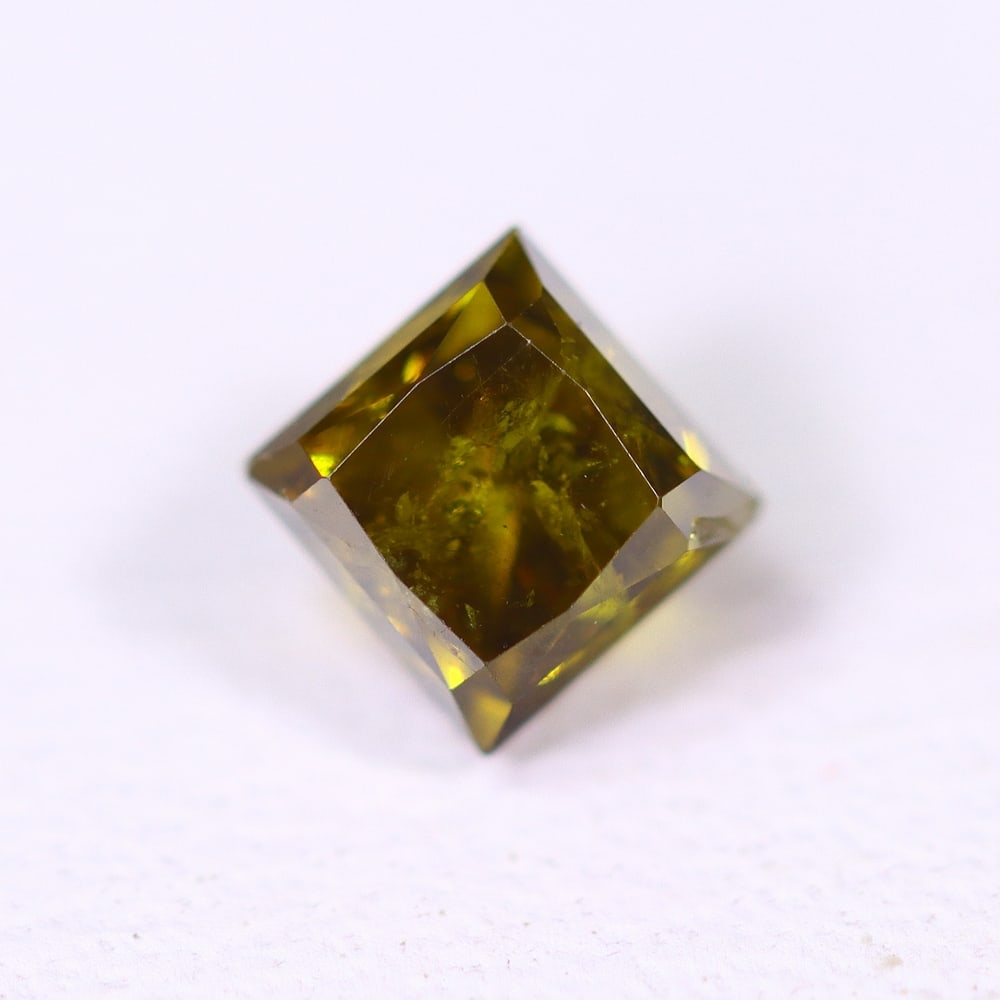 0.44ct Cognac Princess Cut Diamond 3.5x3.4mm - Natural Diamond, Loose Diamond, 299DD: Ksmith Heritage Auctioneers Subject: Natural Diamond Origin: Africa Treatment: Unheated
