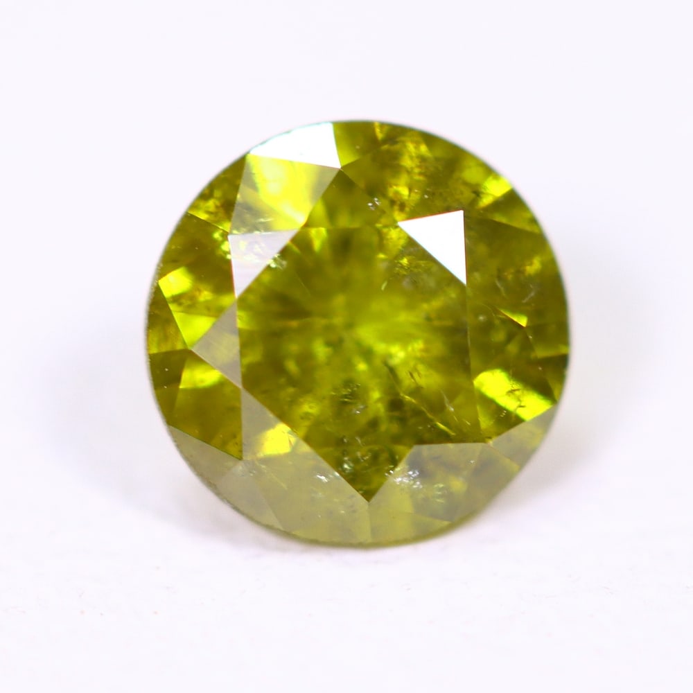 0.37ct Yellow Round Diamond 4.6mm - Natural Diamond, Loose Diamond, 1DD: Ksmith Heritage Auctioneers Subject: Natural Diamond Origin: Africa Treatment: HPHT