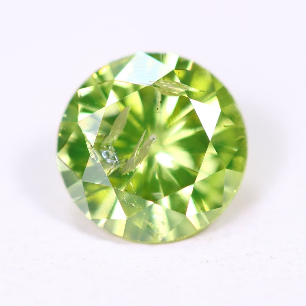 0.52ct Yellow Round Diamond 5.3mm - Natural Diamond, Loose Diamond, 92DD: Ksmith Heritage Auctioneers Subject: Natural Diamond Origin: Africa Treatment: HPHT