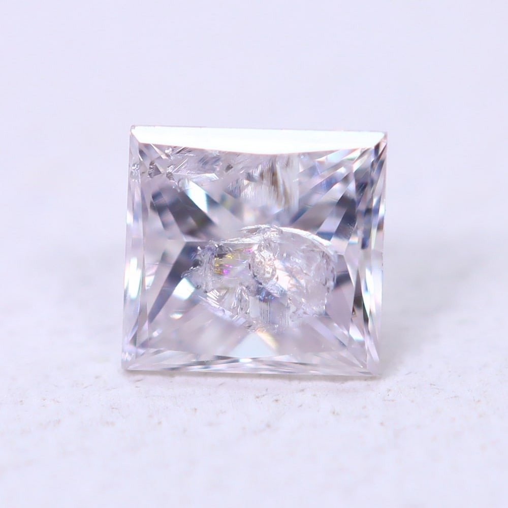 0.16ct Pink Princess Diamond 3x2.86mm - Natural Diamond, Loose Diamond, 330D: Ksmith Heritage Auctioneers Subject: Natural Diamond Origin: Africa Treatment: Unheated
