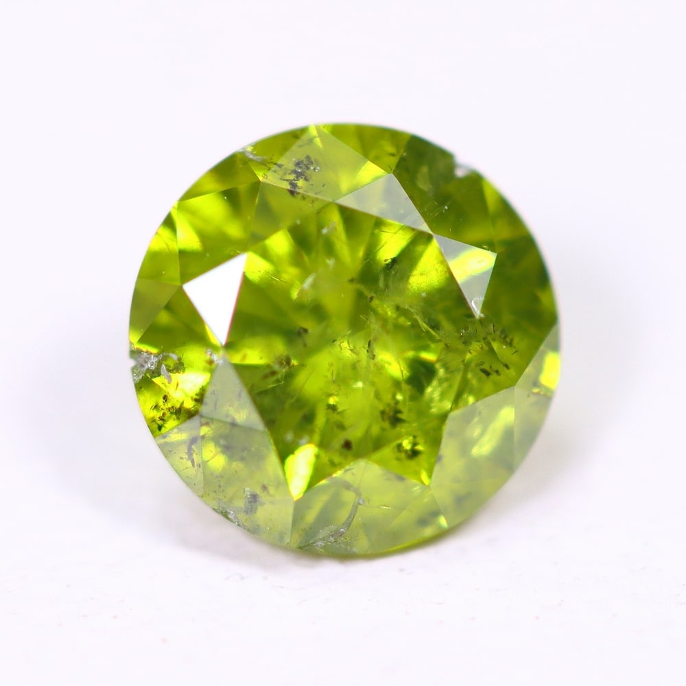 0.45ct Yellow Round Diamond 4.8mm - Natural Diamond, Loose Diamond, 65DD: Ksmith Heritage Auctioneers Subject: Natural Diamond Origin: Africa Treatment: HPHT