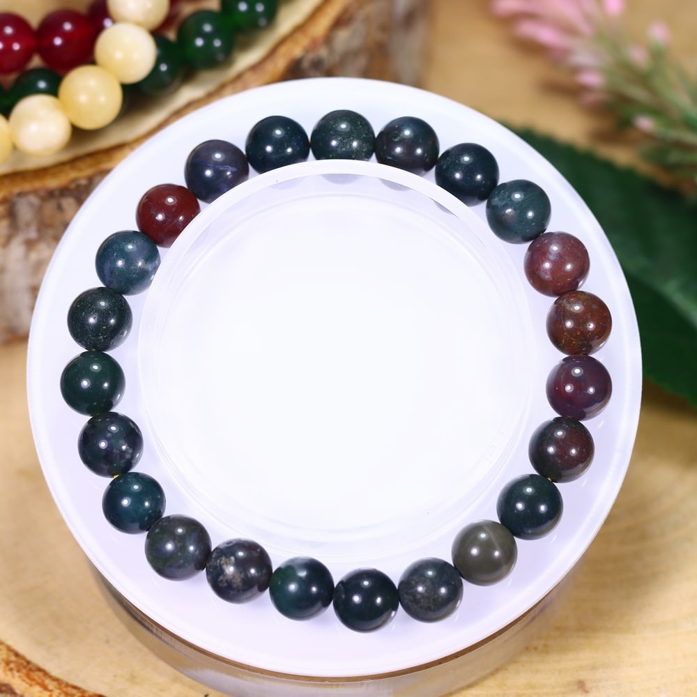 18.85g Jasper Bracelet - Polished Beads, 1180B: Ksmith Heritage Auctioneers Subject: Natural Jasper Carat Weight: 18.85g
