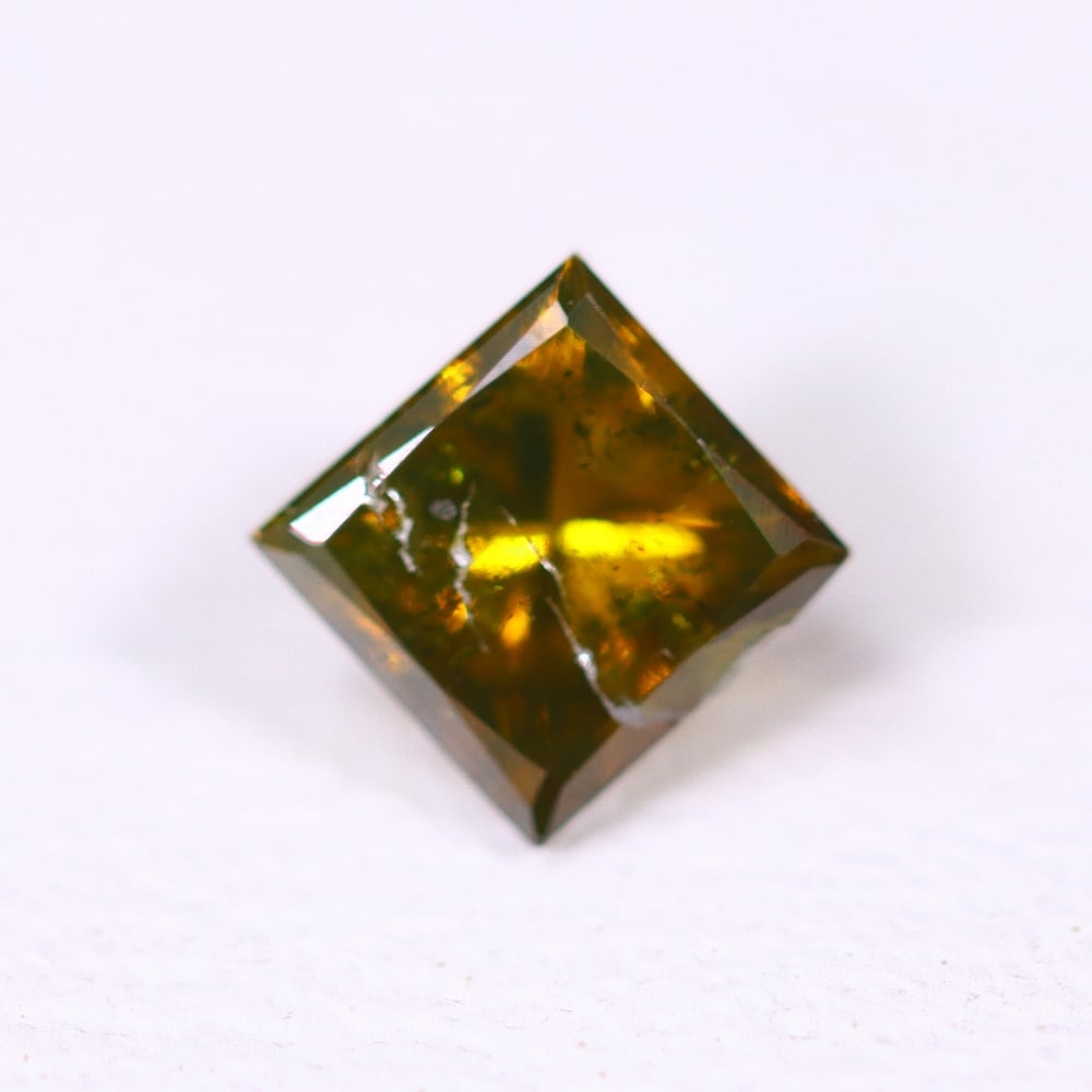 0.35ct Cognac Princess Cut Diamond 3.6x3.5mm - Natural Diamond, Loose Diamond, 291DD: Ksmith Heritage Auctioneers Subject: Natural Diamond Origin: Africa Treatment: Unheated