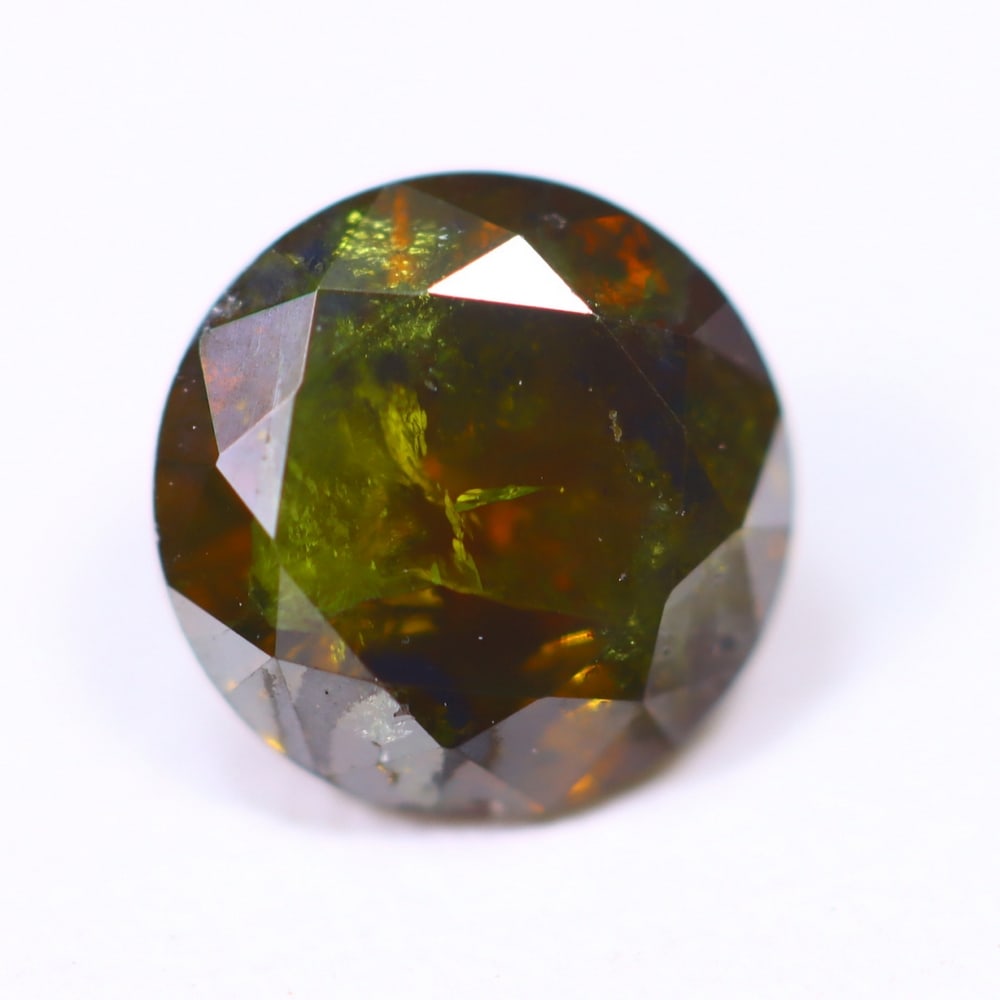 0.89ct Cognac Round Diamond 5.9mm - Natural Diamond, Loose Diamond, 344D: Ksmith Heritage Auctioneers Subject: Natural Diamond Origin: Africa Treatment: Unheated