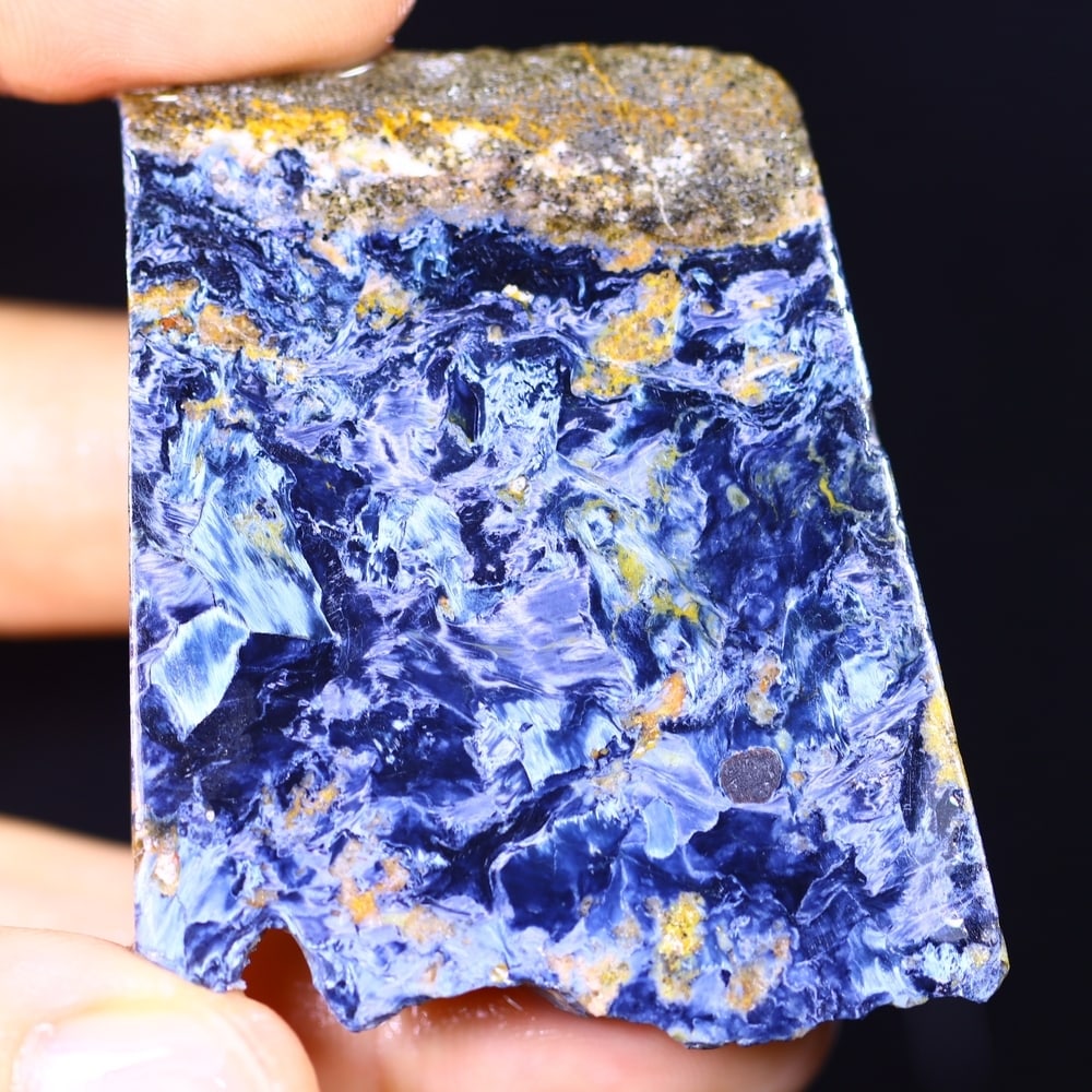 113.20Ct Pietersite Slab - Gemstone Crystal - Freeform Slice, 1058B: Ksmith Heritage Auctioneers Subject: Natural Pietersite Origin: Namibia, South Africa Carat Weight: 113.20Ct Dimension: 50.3 x 42.1 x 5.8 mm Treatment: Natural Untreated Shape: