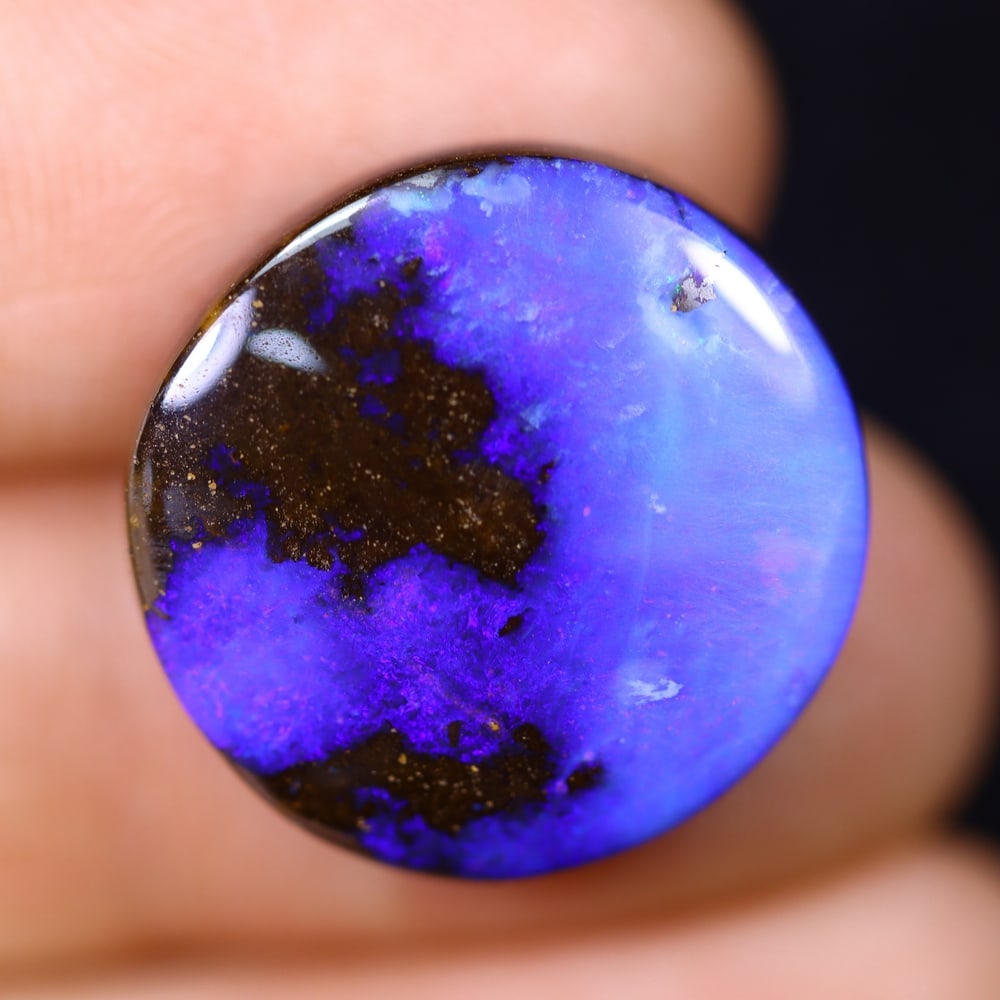 22.16Ct Blue Boulder Opal - Australian Opal , 450E (1 of 6)