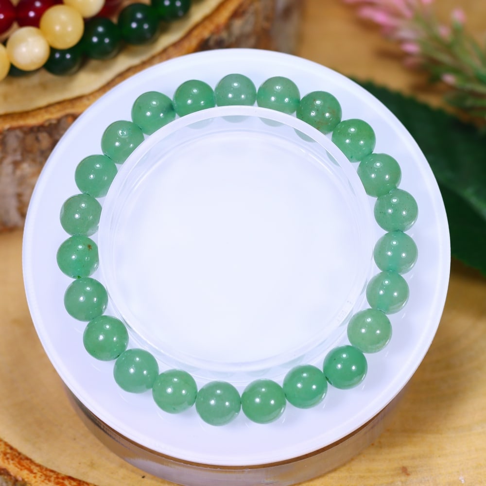 17.58g Green Amethyst Bracelet - Polished Beads, 1117B: Ksmith Heritage Auctioneers Subject: Natural Green Amethyst Carat Weight: 17.58g