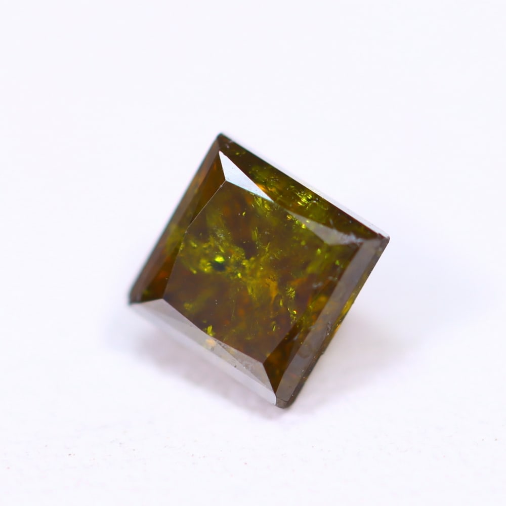 0.66ct Champagne Red Princess Cut Diamond 4.4mm - Natural Diamond, Loose Diamond, 801D: Ksmith Heritage Auctioneers Subject: Natural Diamond Origin: Africa Treatment: Unheated