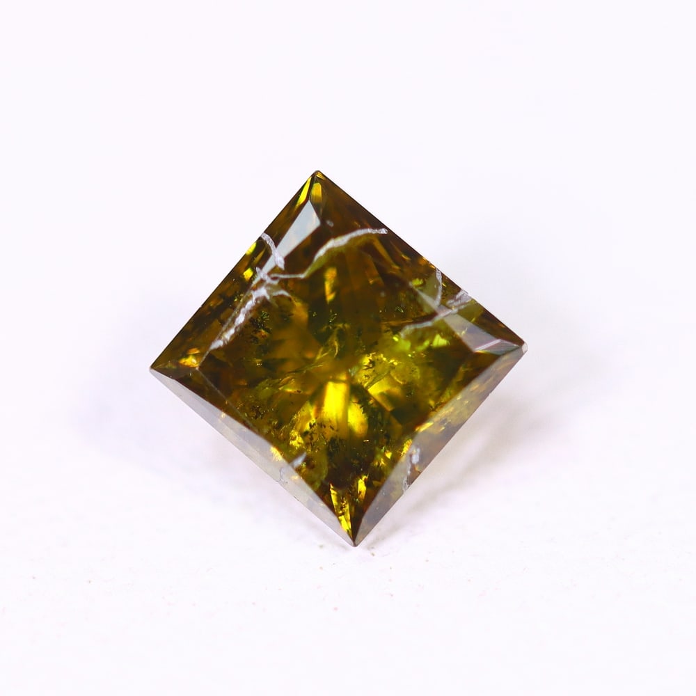 0.32ct Cognac Princess Cut Diamond 3.6x3.5mm - Natural Diamond, Loose Diamond, 265DD: Ksmith Heritage Auctioneers Subject: Natural Diamond Origin: Africa Treatment: Unheated