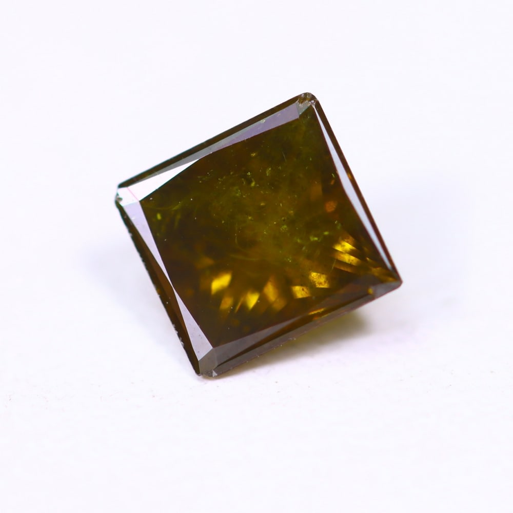 0.53ct Champagne Red Princess Cut Diamond 4.9x4.6mm - Natural Diamond, Loose Diamond, 302D: Ksmith Heritage Auctioneers Subject: Natural Diamond Origin: Africa Treatment: Unheated