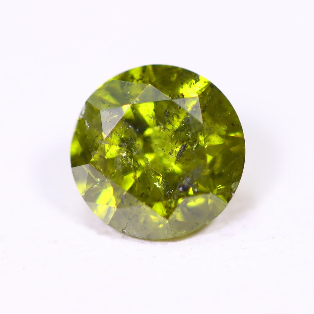 0.37ct Yellow Round Diamond 4.6mm - Natural Diamond, Loose Diamond, 125DD: Ksmith Heritage Auctioneers Subject: Natural Diamond Origin: Africa Treatment: HPHT