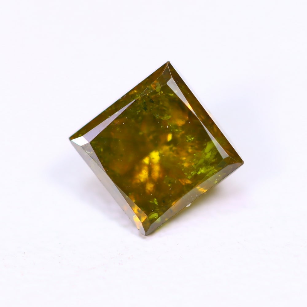 0.60ct Champagne Red Princess Cut Diamond 4.6mm - Natural Diamond, Loose Diamond, 276D: Ksmith Heritage Auctioneers Subject: Natural Diamond Origin: Africa Treatment: Unheated