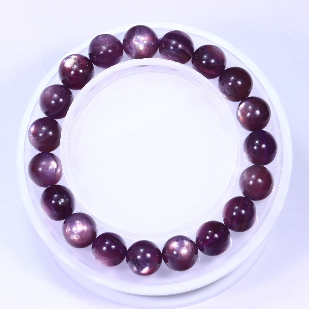 27.80g Quartz Bracelet - Polished Beads , 408E: Ksmith Heritage Auctioneers Subject: Natural Quartz Carat Weight: 27.8g