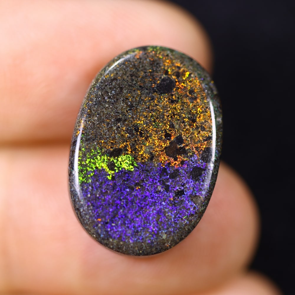 *10.37Ct Matrix Andamooka Opal - Australian Opal , 701E: Ksmith Heritage Auctioneers Subject: Natural Andamooka Opal Origin: Australia Carat Weight: 10.37Ct Dimension: 19.4x13.6x4.4 mm Treatment: Sugar Treated Type: Cabochon, Po