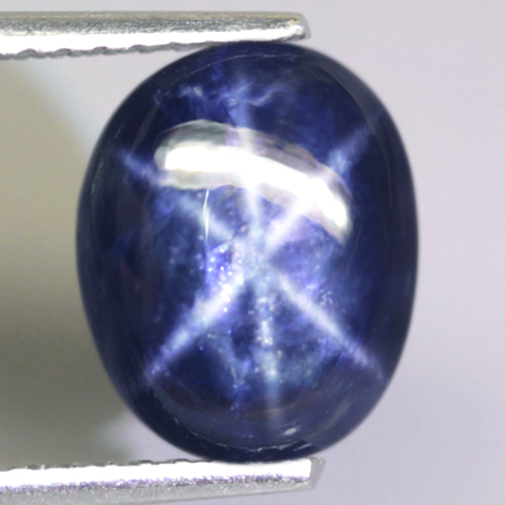 Star Sapphire 2.56Ct Natural Thailand Star Sapphire Blue 6 Rays Cabochon, 210B: Ksmith Jewels Global Welcome to our auction house, today auction brought to you by Ksmith Jewels Global based in Penang, Malaysia specialize in all kinds of opal and color gemstone both in manufacturi
