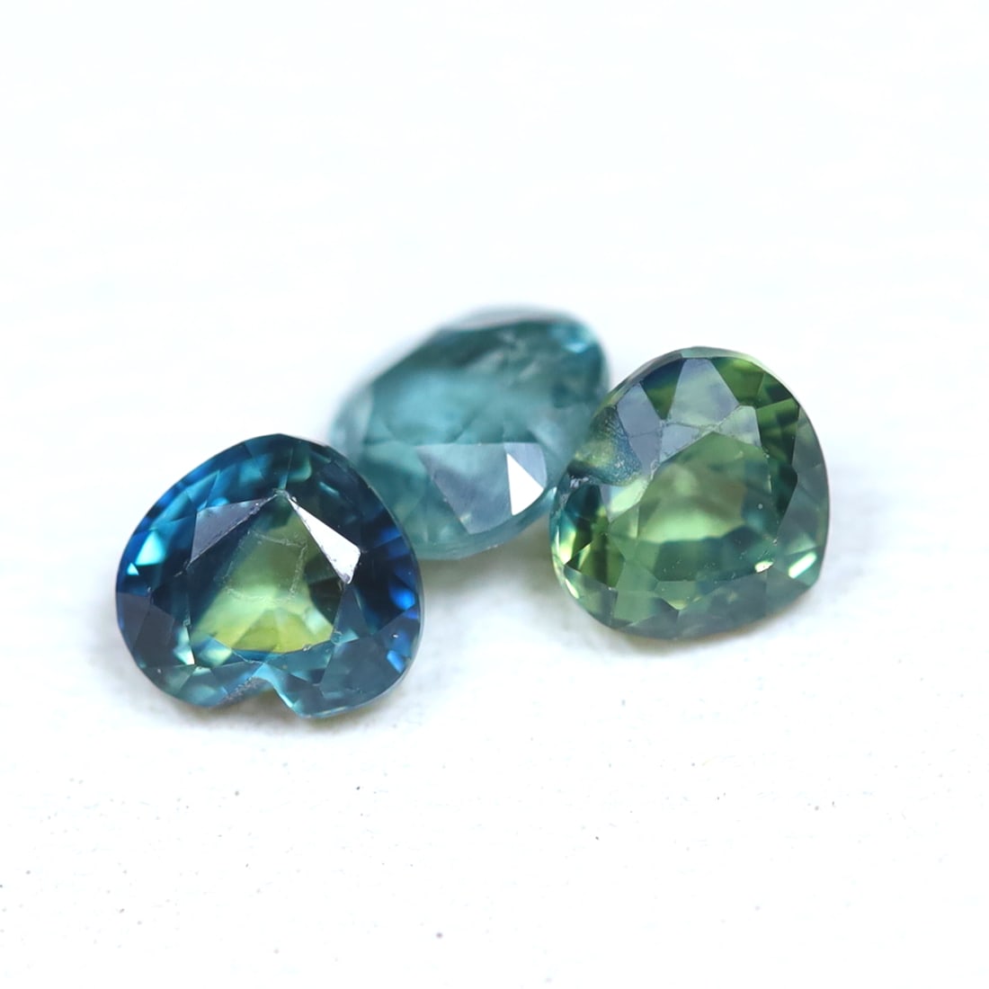 Sapphire 0.70cts Heart Shape Natural Multi Color Sapphire 3 PCS, 1199B: Ksmith Jewels Global Welcome to our auction house, today auction brought to you by Ksmith Jewels Global based in Penang, Malaysia specialize in all kinds of opal and color gemstone both in manufacturi