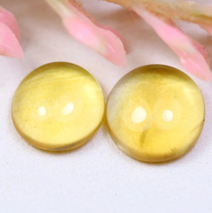 Citrine 3.45Ct Natural Yellow Citrine Gemstone Cabochon, 1132A: Ksmith Jewels Global Welcome to our auction house, today auction brought to you by Ksmith Jewels Global based in Penang, Malaysia specialize in all kinds of opal and color gemstone both in manufacturi