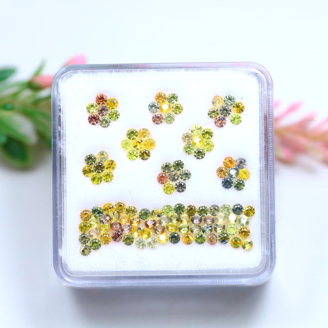 5Cts 1.90MM Natural Multi Color Sapphire 116 Pcs Round Diamond Cut, 1200A: Ksmith Jewels Global Welcome to our auction house, today auction brought to you by Ksmith Jewels Global based in Penang, Malaysia specialize in all kinds of opal and color gemstone both in manufacturi