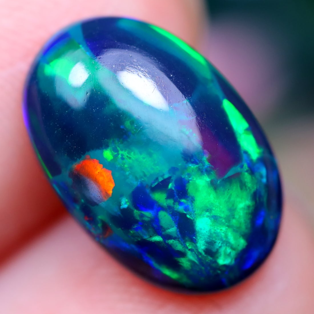 1.80Ct Natural Ethiopian Welo Smoked Opal - Ethiopian Opal Cabochon, 1182A: Ksmith Jewels Global Welcome to our auction house, today auction brought to you by Ksmith Jewels Global based in Penang, Malaysia specialize in all kinds of opal and color gemstone both in manufacturi