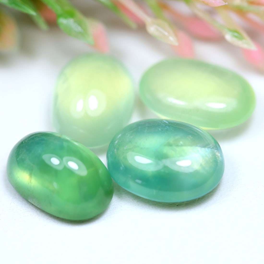 Prehnite 22.97Ct Natural Unheated Green Brazil Prehnite Smooth Cabochon, 837B: Ksmith Jewels Global Welcome to our auction house, today auction brought to you by Ksmith Jewels Global based in Penang, Malaysia specialize in all kinds of opal and color gemstone both in manufacturi